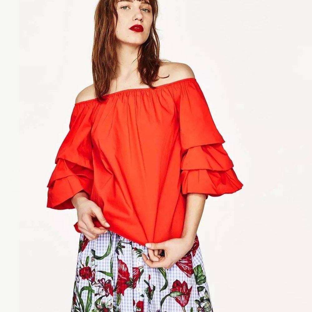ZARA | Off Shoulder Top